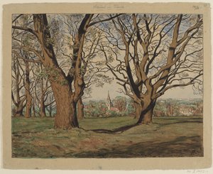 Taunus Landscape near Oberursel by Hans Thoma