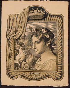 Venus as Ruler of the Year. Projects for the Perpetual Calendar in Pictures, Part II by Hans Thoma