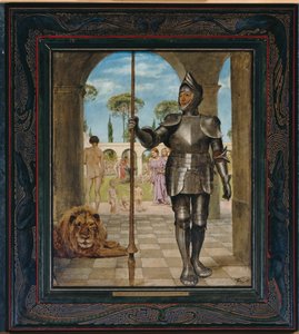 Guard in Front of the Garden of Love by Hans Thoma