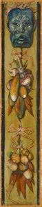 Wall Frieze from the Music Room of the Pringsheim House, Munich: Bearded Mask with Vegetable Bundles. Right of Inv.-No. 1917