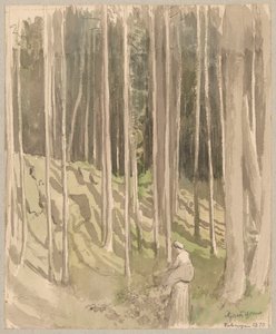 View of the Forest in Bad Säckingen by Hans Thoma