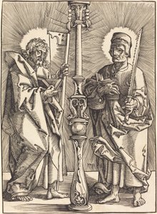 Saint James the Less and Saint Simon by Hans Vischer