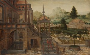 Palace Gardens with Poor Lazarus in the Foreground