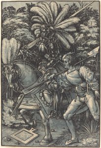 Knight and the Servant by Hans Wechtlin I