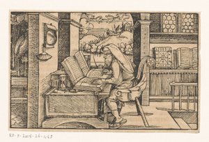 Cicero in His Study by Hans Weiditz (II) (attributed to)