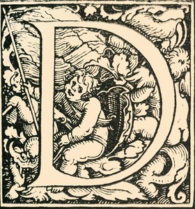 D - An Alphabet by Hans Weiditz by Hans Weiditz