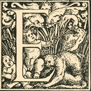 E - An Alphabet by Hans Weiditz by Hans Weiditz