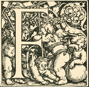 F - An Alphabet by Hans Weiditz, c. 1520-1521, 1908 by Hans Weiditz