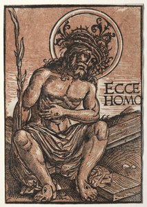 Man of Sorrows Seated on the Cross, c. 1522 by Hans Weiditz