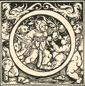 O - An Alphabet by Hans Weiditz, c1520-1521, 1908 by Hans Weiditz