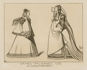 Italian Women, 1572 by Hans Weigel