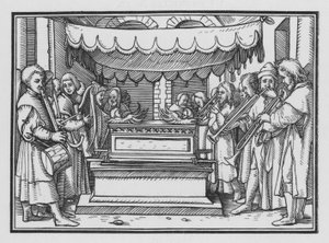 David Appoints a Band of Singers and Music to Praise the Lord by Hans after Holbein the Younger