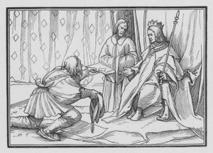 Hiram Sends to Congratulate Solomon by Hans after Holbein the Younger