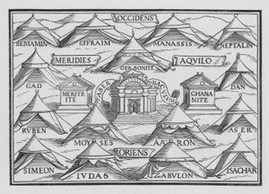 The Order of the Tribes in Their Tents and in Their Marches by Hans after Holbein the Younger