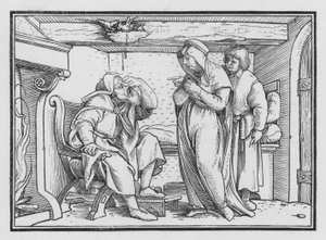 Tobit Becometh Blind by Hans after Holbein the Younger