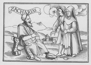 Zechariah Exhorteth to Repentance by Hans after Holbein the Younger