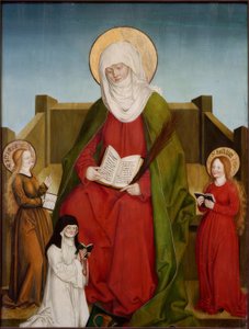 Saint Monica with Saints Perpetua and Basilica and Prioress Magdalena Weinschenk