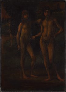 Youths in a Landscape ("Two Youths") by Hans von Marées
