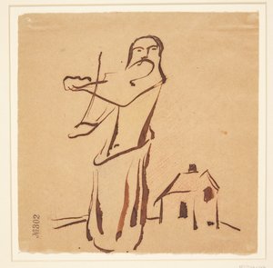 Violin Player by Harald Giersing