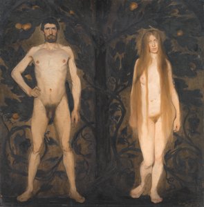 Adam and Eve by Harald Slott Møller