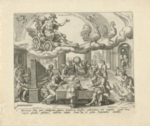 The Planet Mercury and Its Children (The Seven Planets) by Harmen Jansz Muller
