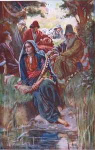 By the Rivers of Babylon (Illustration from Pictures That Teach The Crown Series, 1920) by Harold Copping