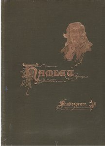 Front cover board design, illustration from Hamlet by Harold Copping