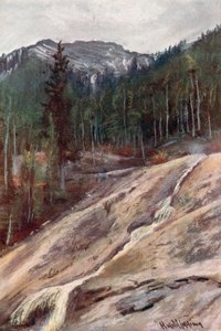 Hot Sulphur Spring, Banff by Harold Copping