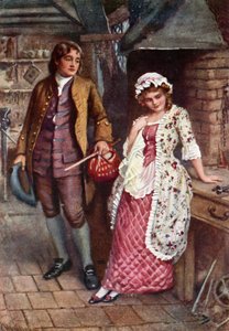 Joe Willet and Dolly Varden by Harold Copping
