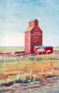 Nothing Then Remains but for Him to Drive His Wagon-Loads of Wheat to the Nearest Elevator by Harold Copping