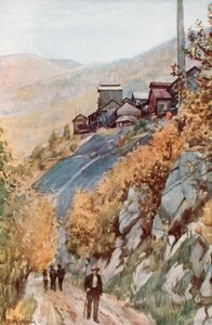 The Old Smelter, Nelson by Harold Copping