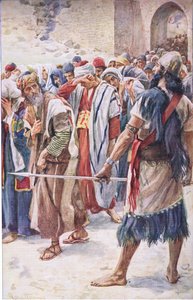 The Captives of Babylon (Illustration from Pictures That Teach The Crown Series, 1920)