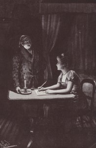 Illustration for Vanity Fair by William Makepeace Thackeray by Harold Hume Piffard
