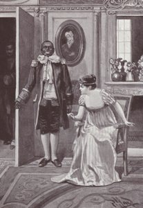 Illustration for Vanity Fair by William Makepeace Thackeray by Harold Hume Piffard