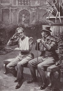 Illustration for Vanity Fair by William Makepeace Thackeray by Harold Hume Piffard