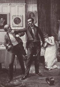 Illustration for Vanity Fair by William Makepeace Thackeray by Harold Hume Piffard