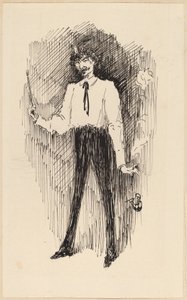 Portrait of Whistler with a Paintbrush
