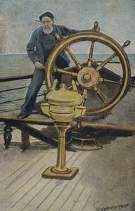 John Maynard, helmsman on Lake Erie in poems by Horatio Alger Jr and Theodor Fontane by Harrington Mann