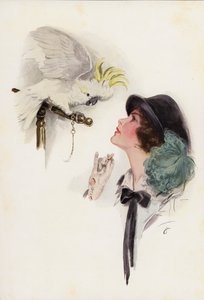An Easter Hat by Harrison Fisher