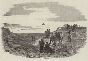 Hawking on the Downs, near Wallingford by Harrison William Weir