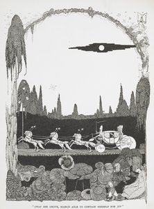 Away she drove, scarce able to contain herself for joy. Illustration for the story 