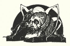 Edgar Allan Poe: Design motif by Harry Clarke