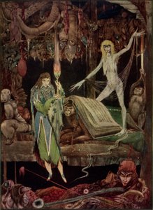 "Methinks, a Million Fools in Choir are Raving and Will Never Tire", illustration from Faust by Goethe, translated by John Anster by Harry Clarke