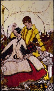 Seven dog-days we let pass, naming Queens in Glenmacnass Illustration by Harry Clarke from 