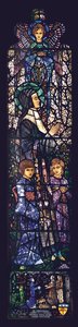 The Blessed Julie with Two Children by Harry Clarke