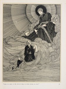 The Fiddler of Dooney. "When we come at the end of time, to Peter sitting in state"