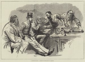 A Difficult Point, a Sketch in the House of Commons by Harry Furniss