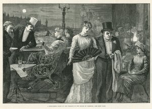 A Midsummer Night on the Terrace of the House of Commons by Harry Furniss