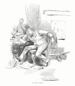 Golf: A bad case by Harry Furniss