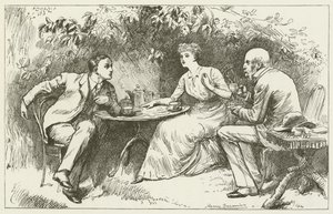 Illustration for Sylvie and Bruno by Harry Furniss